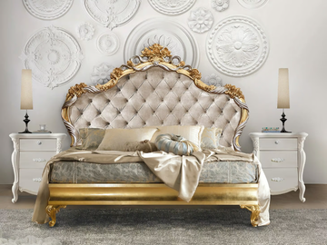 PUCCINI - Wooden bedside table with drawers by CASA +39 - view 3